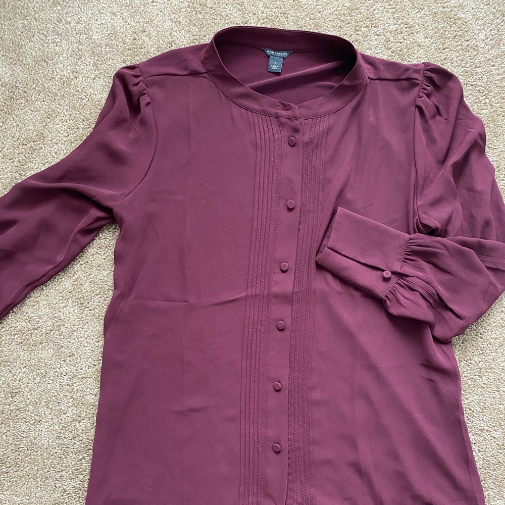 Ann Taylor Blouse Sz Small